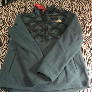 The North face turquoise sweater